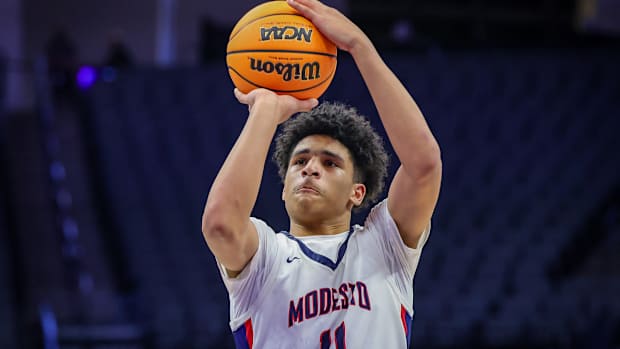 Modesto Christian 68, Lincoln 63 2024 SJS D1 title game 2 by Ralph Thompson 2-21-2024022120241